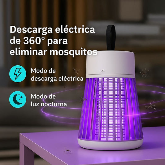 Lámpara Anti Mosquitos - Para Mesas de Noche 🦟 (Pequeña)